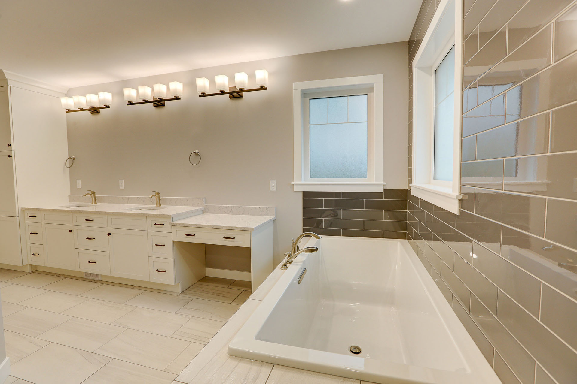 White Maple Bathroom Cabinetry