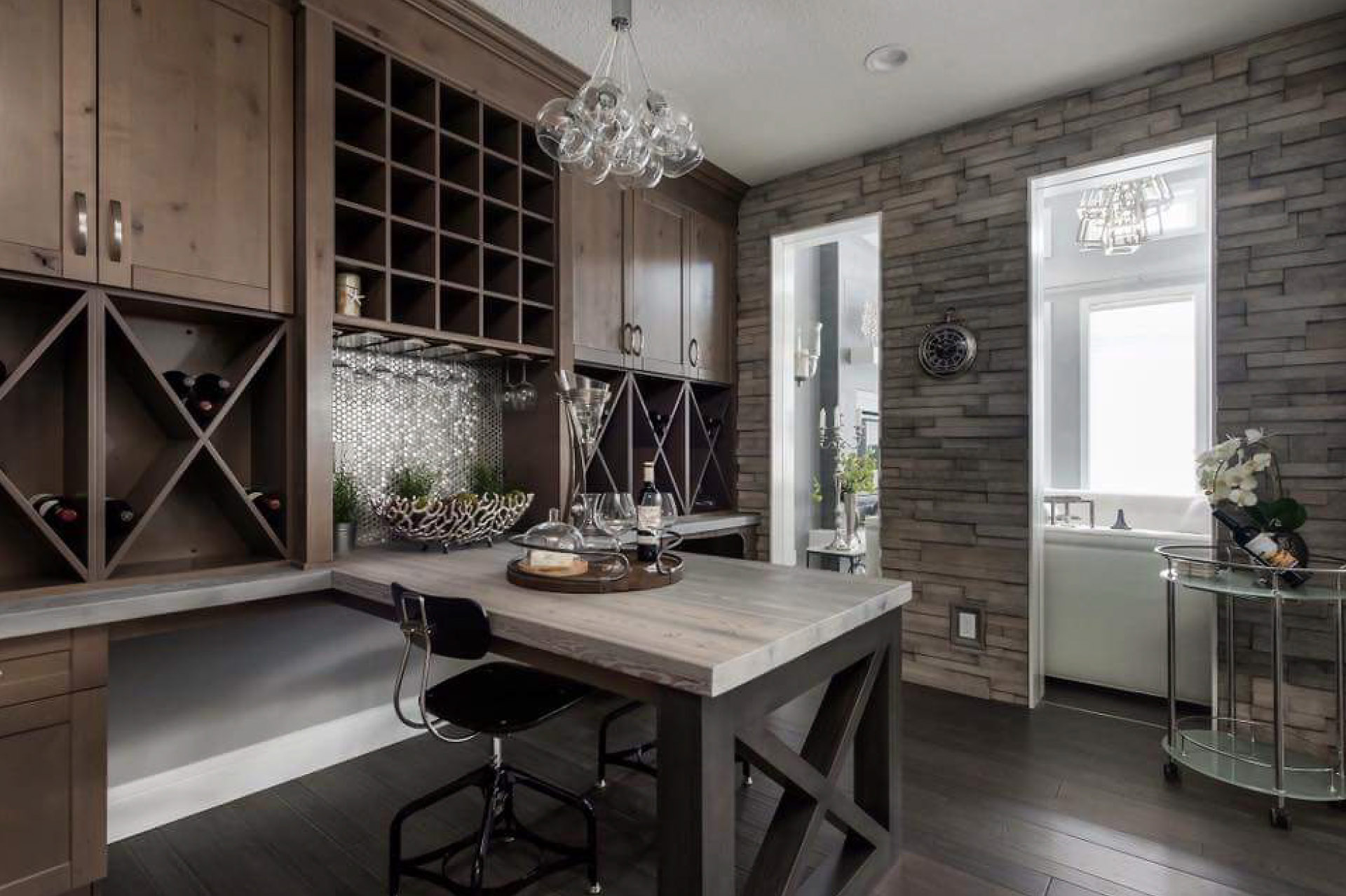 Home Bar with Seating