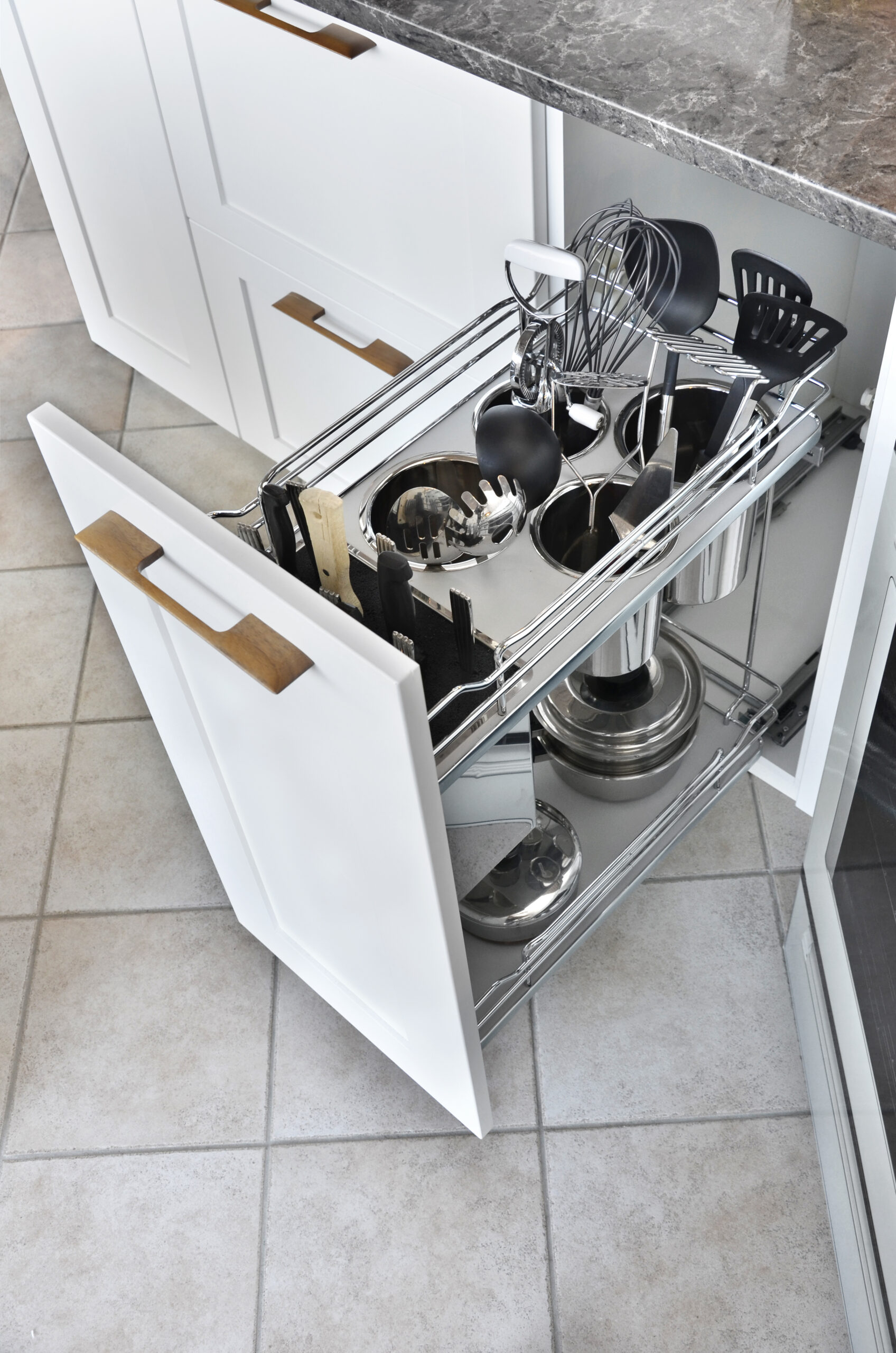 Base Knife Holder Pullout Cabinet
