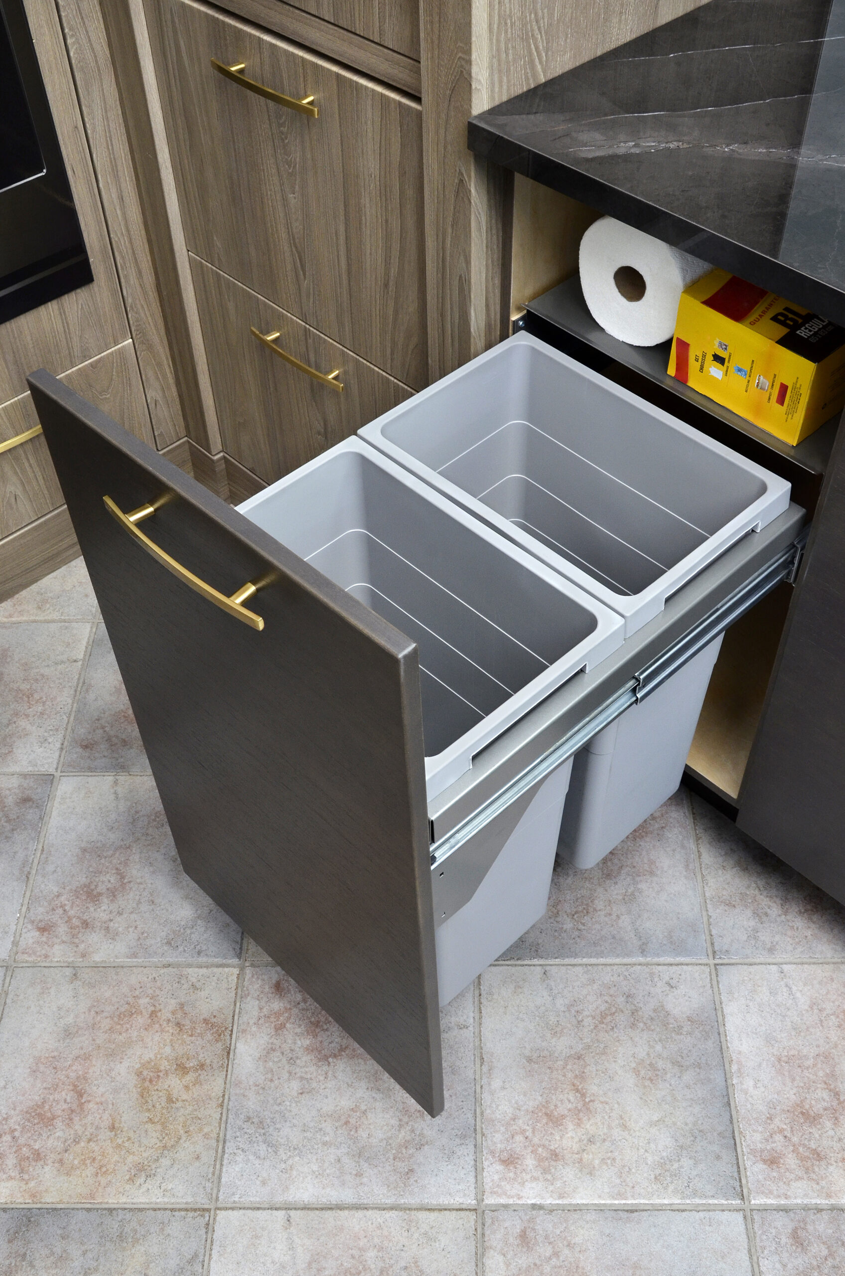 Slide-Out Waste Center Cabinet